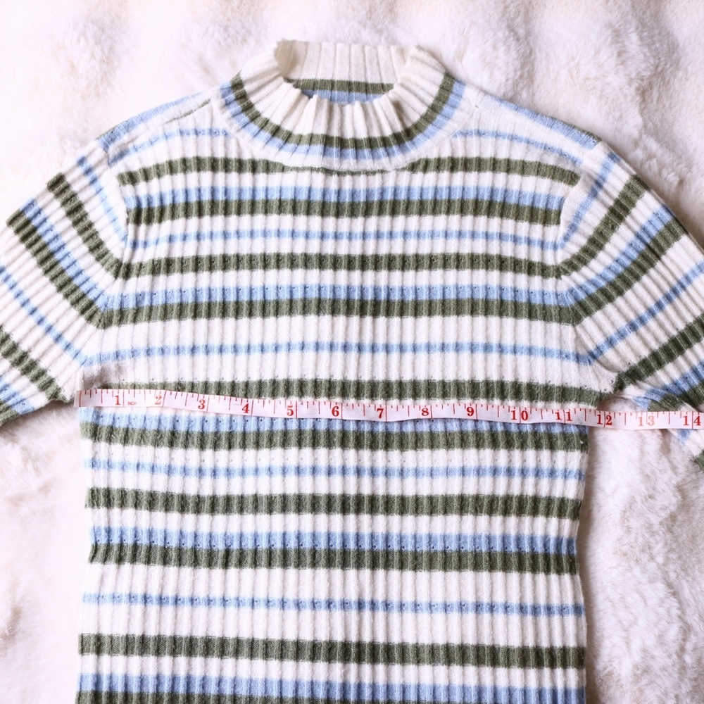 FREE SHIPPING RSQ Striped Knit Sweater XS - Picture 5 of 8